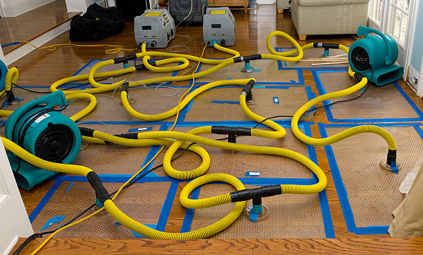 Professional Water Extraction technician working in Sacramento, CA